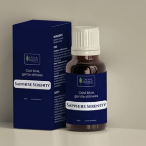 Sapphire Serenity Essential Oil Packaging