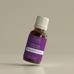 Twilight Hush luxury essential oil blend for home fragrance