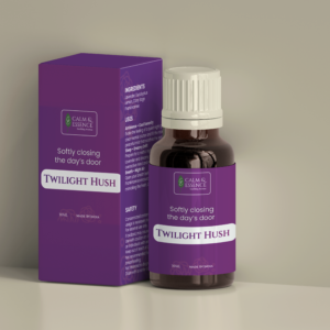 Twilight Hush luxury essential oil blend for home fragrance