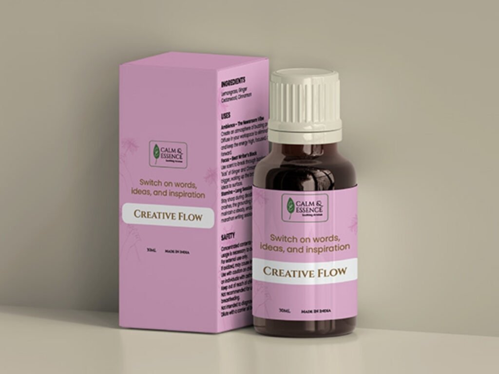 Creative Flow Essential Oil Packaging