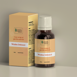 Premium yellow packaging for Breathe Deep comforting aromatherapy.