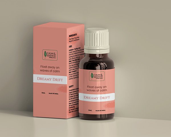 Dreamy Drift essential oil in peach gift box. Read reviews for Dreamy Drift wellness and bedtime gifts.